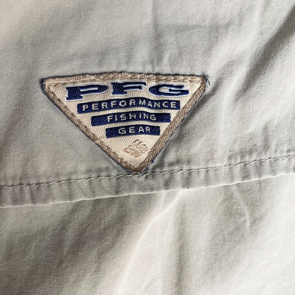 Columbia PFG Cargo Utility Shirt Mens L Vented Fishing Button Up Outdoor Camp - Picture 3 of 14